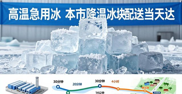 降温冰块配送流程_高效靠谱冰块运输_济南降温冰块配送