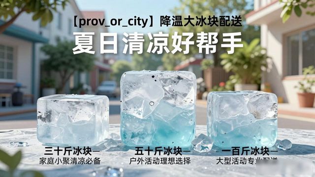 济南降温大冰块配送_海鲜排档降温解决方案_高温天气大冰块配送
